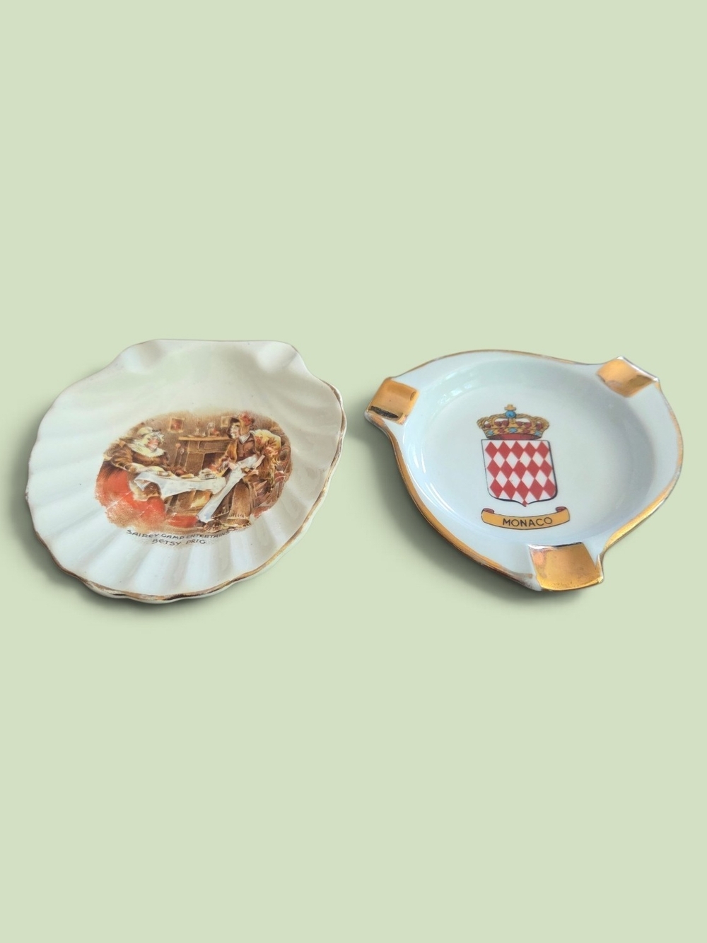 Vintage Porcelain Ashtray Lot - 40s/50s and 60s/70s. Trinket Dishes.